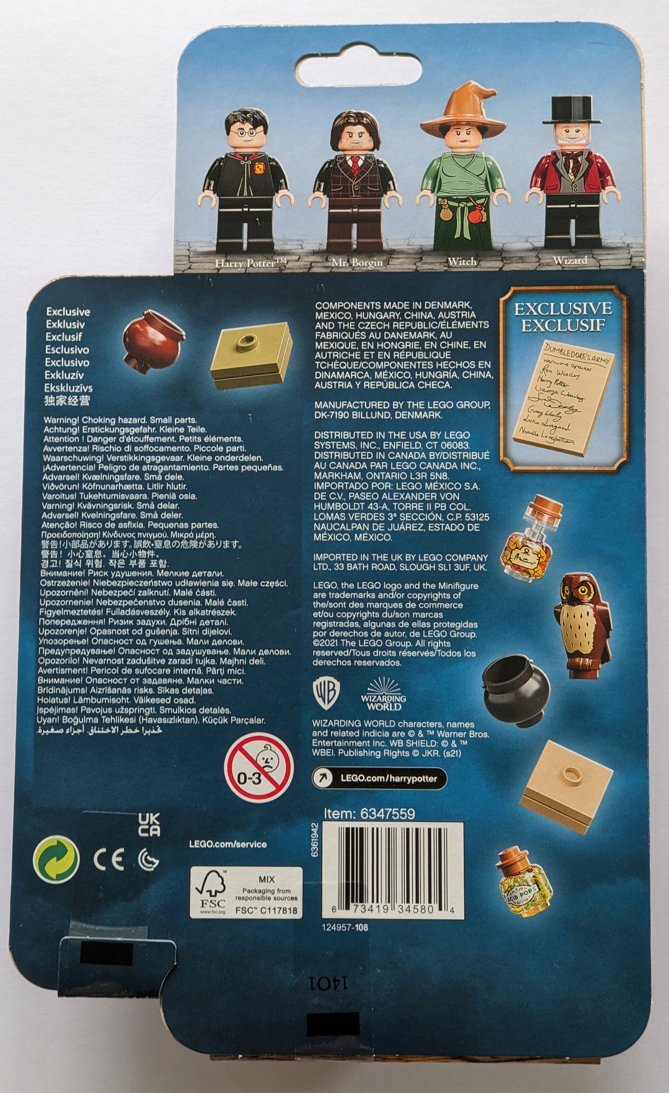 wizarding world minifigure accessory set