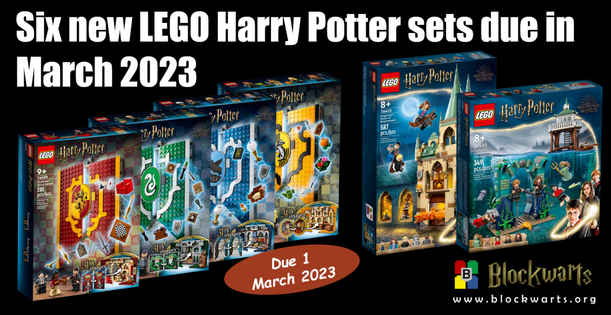 Six new LEGO Harry Potter sets due in March 2023 – Blockwarts – A LEGO ...